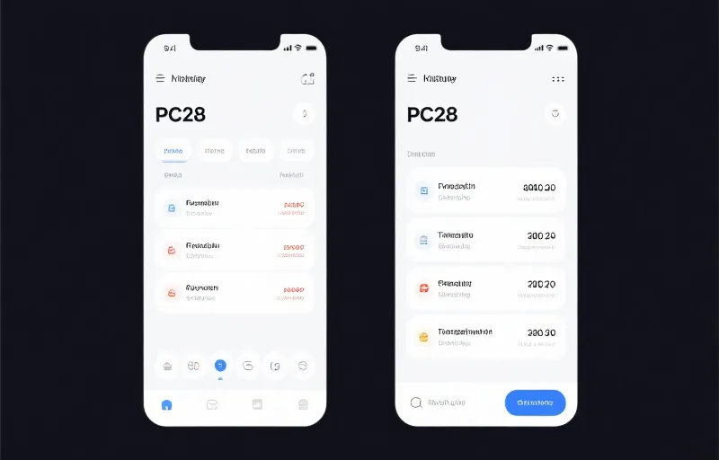 移动端工具界面示例